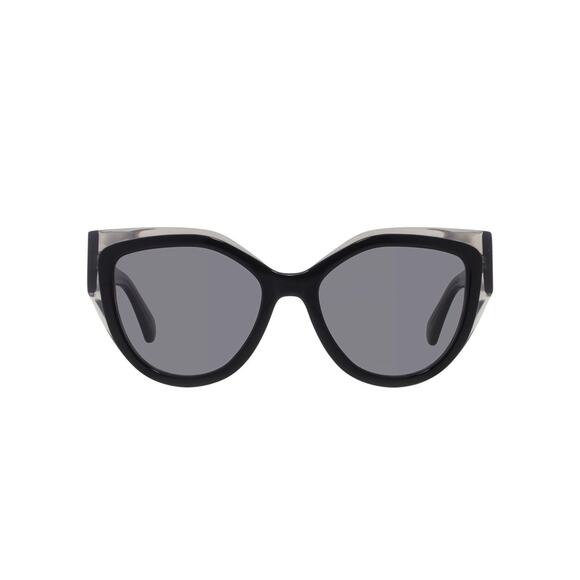 New Salvatore Ferragamo SF2004S 024 Black & Gray Cat-Eye Sunglasses Authentic main image 5
